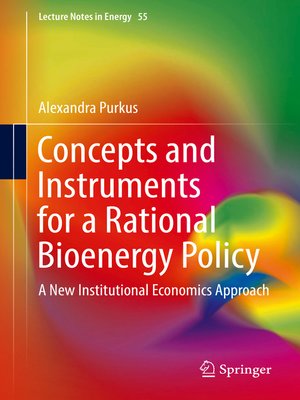 cover image of Concepts and Instruments for a Rational Bioenergy Policy